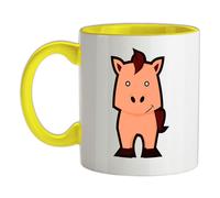 Carino Cavallo - Tazza IN Ceramica - Ride Equitazione Fantino Bambini Cartoon