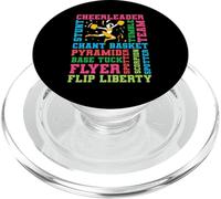 Carino Cheerleader Fan Divertente Cheer Moves Cheerleading Coach PopSockets PopGrip per MagSafe