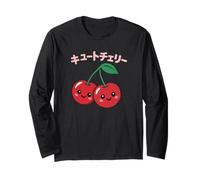 Carino Cherry Kawaii Estetica Maglia a Manica