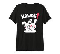 Carino Chibi Anime Bunny Kawaii Manga Commedia Maglietta Premium