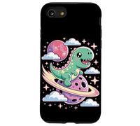 Carino Chibi Dinosauro Su Una Cometa Kawaii Goth Custodia per iPhone SE (2020) / 7/8