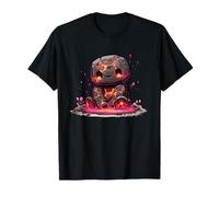 Carino Chibi Magma Golem Kawaii Lava Buddy Maglietta