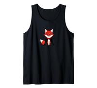 Carino Chibi Vampire Fox Carattere Halloween Canotta