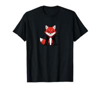 Carino Chibi Vampire Fox Carattere Halloween Maglietta