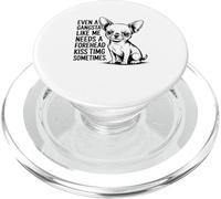 Carino Chihuahua Anche un Gangsta ha bisogno di un bacio sulla fronte divertente PopSockets PopGrip per MagSafe