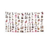 Carino Chihuahua Pug Modello Stampa Halloween Banner Perfetto Per Halloween Natale Design Unilaterale Forniture Decorazione Del Partito