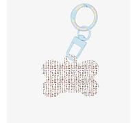 Carino Chihuahua Pug Modello Stampa Osso Forma Medagliette Del Cane Doppio Lato Personalizzato Pet Pendenti per Cani e Gatti