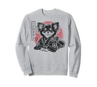 Carino Chihuahua saluta in giapponese Konichiwawa Konnichiwa Felpa