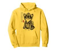Carino Chihuahua saluta in giapponese Konichiwawa Konnichiwa Felpa con Cappuccio