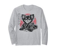 Carino Chihuahua saluta in giapponese Konichiwawa Konnichiwa Maglia a Manica