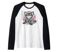 Carino Chihuahua saluta in giapponese Konichiwawa Konnichiwa Maglia con Maniche Raglan