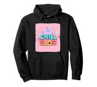 Carino Chill Blob Costume per Un Look Divertente Felpa con Cappuccio
