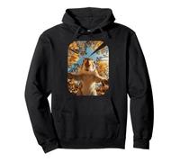 Carino Chipmunk Selfie Autunno Foglie Foresta Autunno Felpa con Cappuccio