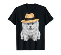 Carino Chow Chow Dog Illustrazione Maglietta