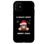 Carino Christmas Carols Mole O Moley Night Uomini Donne Bambini Custodia per iPhone 11