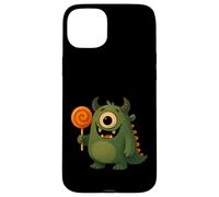 Carino ciclope mostro con lecca-lecca Custodia per iPhone 15 Plus