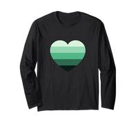 Carino Cinque Colori Strisce Foresta Calma Tema Grafica Minim Maglia a Manica