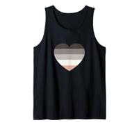 Carino Cinque Colori Strisce Vintage Calma Tema Grafica Minimale Canotta