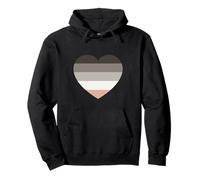 Carino Cinque Colori Strisce Vintage Calma Tema Grafica Minimale Felpa con Cappuccio