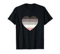 Carino Cinque Colori Strisce Vintage Calma Tema Grafica Minimale Maglietta