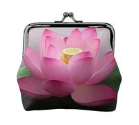 Carino Clover Stampato Moneta Borsa Per Le Donne Del Raccoglitore Della Borsa Del Raccoglitore Dell'unità di elaborazione Del Sacchetto, Fiore di loto, Taglia unica, Vintage