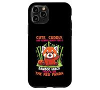 Carino coccoloso e sempre pronto per uno spuntino di bambù che sono io Custodia per iPhone 11 Pro