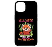Carino coccoloso e sempre pronto per uno spuntino di bambù che sono io Custodia per iPhone 13