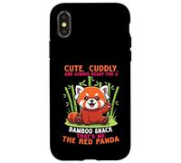 Carino coccoloso e sempre pronto per uno spuntino di bambù che sono io Custodia per iPhone X/XS