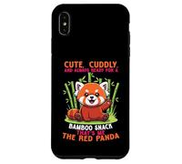 Carino coccoloso e sempre pronto per uno spuntino di bambù che sono io Custodia per iPhone XS Max