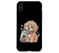 Carino Cockapoo Puppy Love Bubble Tea Kawaii Custodia per iPhone XS Max