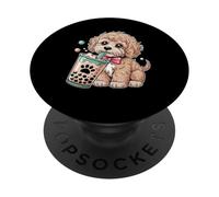 Carino Cockapoo Puppy Love Bubble Tea Kawaii PopSockets PopGrip Adesivo