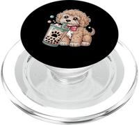 Carino Cockapoo Puppy Love Bubble Tea Kawaii PopSockets PopGrip per MagSafe