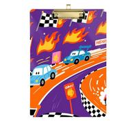 Carino Colorful Auto Da Corsa A4 Bambini Appunti Appunti Blocco Note Pad Impermeabile per Classroom Forniture per Insegnanti Scuola Superiore Dimensioni 9 x 12