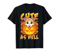 Carino come l'inferno amanti dei gatti Halloween Maglietta