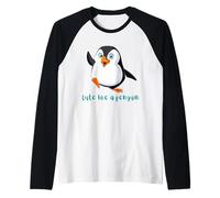Carino Come Un Pinguino. Divertente Amante dei Pinguini. Amante degli Animali Bambini Maglia con Maniche Raglan