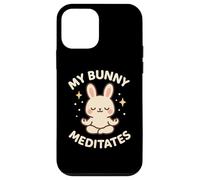 Carino coniglietto a tema "My Bunny Meditates" Custodia per iPhone 12 mini