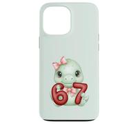 Carino Coquette Dinosaur 67 Meme Six Seven Dino Ragazza Donne Custodia per iPhone 13 Pro Max