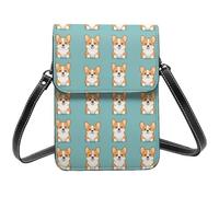 Carino Corgi 1 Stampa Piccolo Crossbody Borse per le donne, Piccole Borse in Pelle Cellulare Cross Body Bag