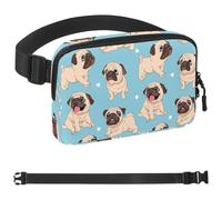 Carino Corgi Dog-33 - Marsupio unisex, alla moda, per jogging, escursionismo, escursionismo, donna, uomo, Multicolore 06, 1.5x9.0x5.9in/4x23x15cm