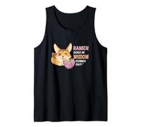 Carino Corgi Mangiare Ramen Noodles Amore Cani Canotta
