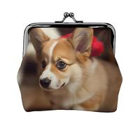 Carino Corgi Portamonete Stampato Per Le Donne Del Raccoglitore Della Borsa Del Raccoglitore Dell'unità di elaborazione Del Sacchetto, Corgi carino., Taglia unica, Vintage
