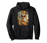 Carino Corgi Selfie Autunno Foglie Foresta Autunno Animale Am Felpa con Cappuccio