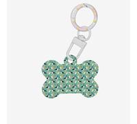Carino Corgi Stampa 1 Pc Cane Osso ID Tag Doppio Lato con Portachiavi Artigianato per Animali Domestici