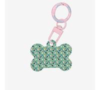 Carino Corgi Stampa 1 Pc Cane Osso ID Tag Doppio Lato con Portachiavi Artigianato per Animali Domestici