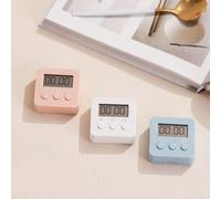 Carino Creativo Promemoria Cucina, Timer Colorato Macaron, Conveniente E Veloce. Adatto Per Ricordare Il Tempo Di Sport, Cucina, Studio, Ecc. blu,Bianco,rosa,Bianco 1pz,2 pezzi (colore casuale)ABS