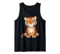 Carino Cucciolo di Tigre Kawaii Bengala Tiger Jungle Graphic Canotta