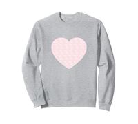 Carino Cuori Modello San Valentino Rosa Amore Grafica minimalista Felpa