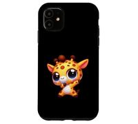 Carino Dabbing Giraffa Cartoon Kawaii Animale Custodia per iPhone 11