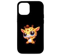 Carino Dabbing Giraffa Cartoon Kawaii Animale Custodia per iPhone 12/12 Pro
