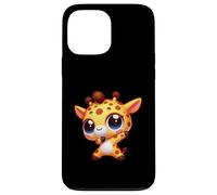 Carino Dabbing Giraffa Cartoon Kawaii Animale Custodia per iPhone 13 Pro Max
